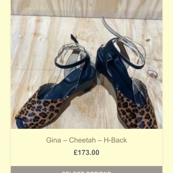 Leather Leopard Print wedges - viva Las Vegas! - Picture 7 of 7